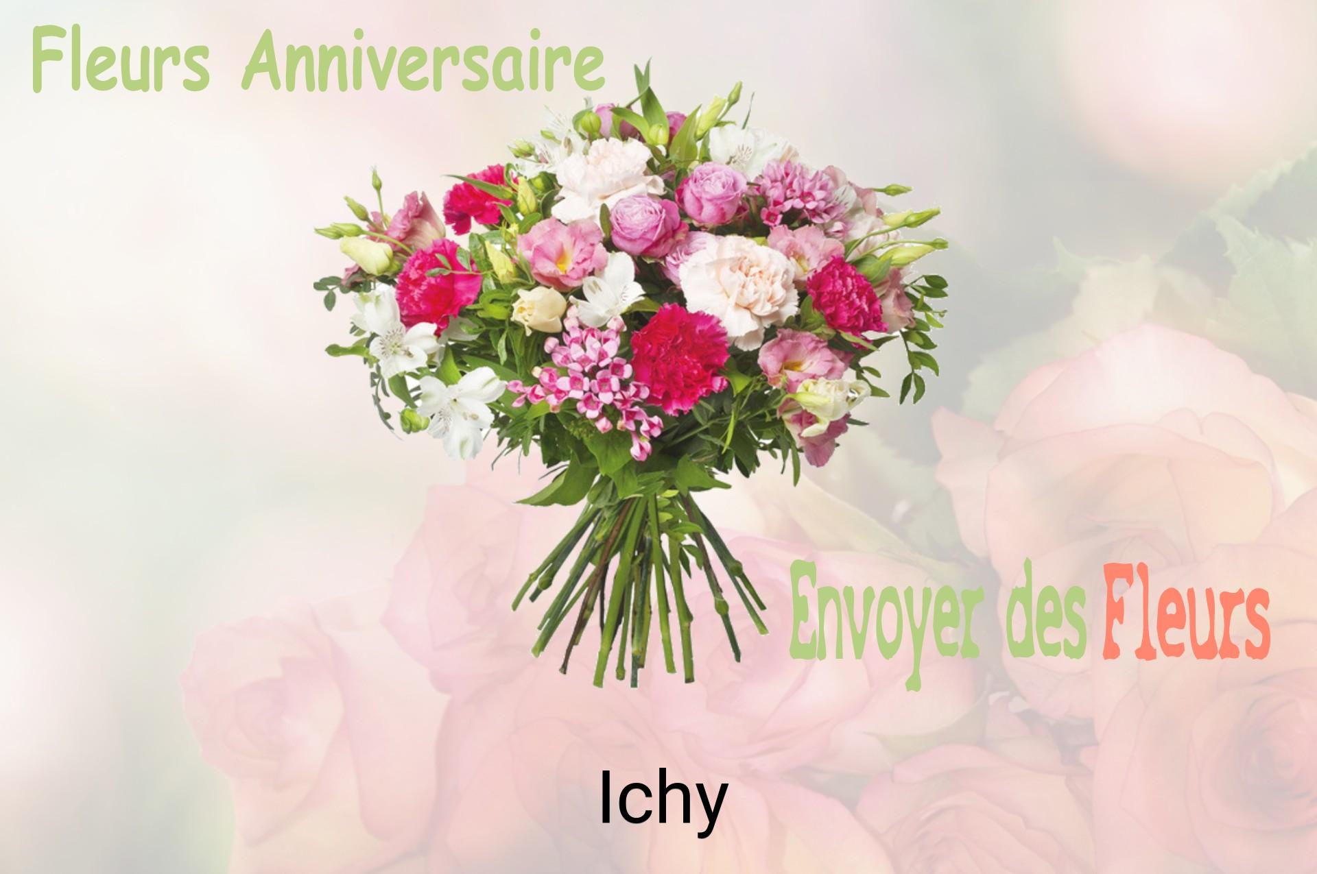 Bouquet de fleurs d’anniversaire livré à Ichy